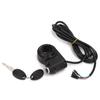 Keenso Motorcycle Handlebar Switch, Thumb Lock Electric Scooters Throttle Grip Accessory Black