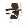 Kids Bike Seat Stable Portable with Backrest Protective Child Rear No Belt