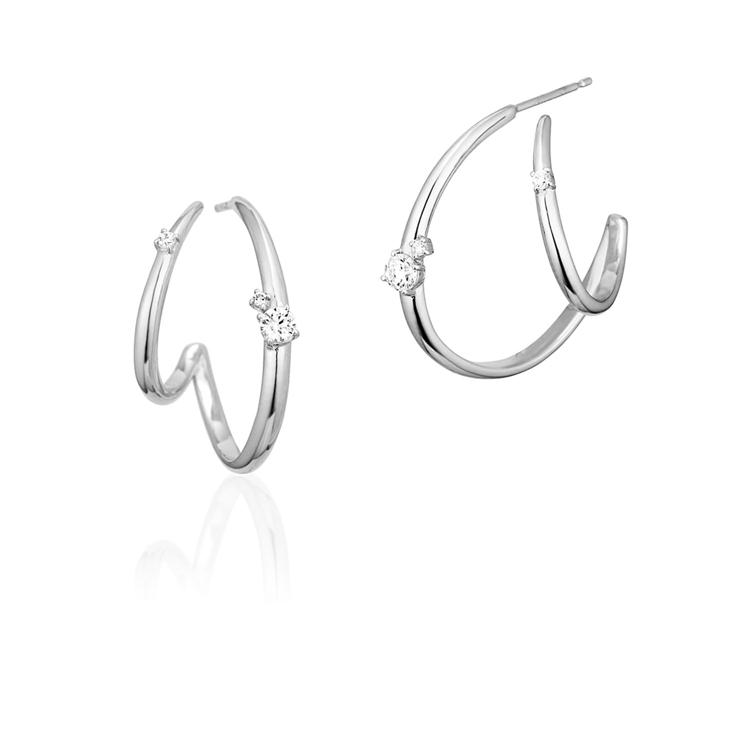 

Silver Earrings 152224151013 [Canal 4℃] Canal4℃
