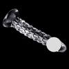 Yurika Anal Plug Transparent Dildo Soft Anal Dildo with Suction Cup for Women Silicone Thick Dildo Anal Expansion Bumpy Anal Plug Painless Anal