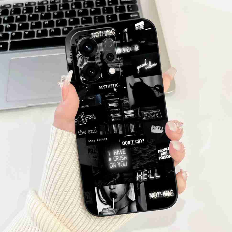 For Oppo Reno14 5G PLA110 Case Cute Rabbit Sunflower Soft Silicon Cover For Oppo Reno 14 CPH2737 6.59" Protective Cases Coque