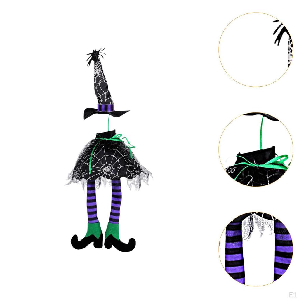 Halloween Witch Hat Wine Bottle Cover - Festive Table Decoration