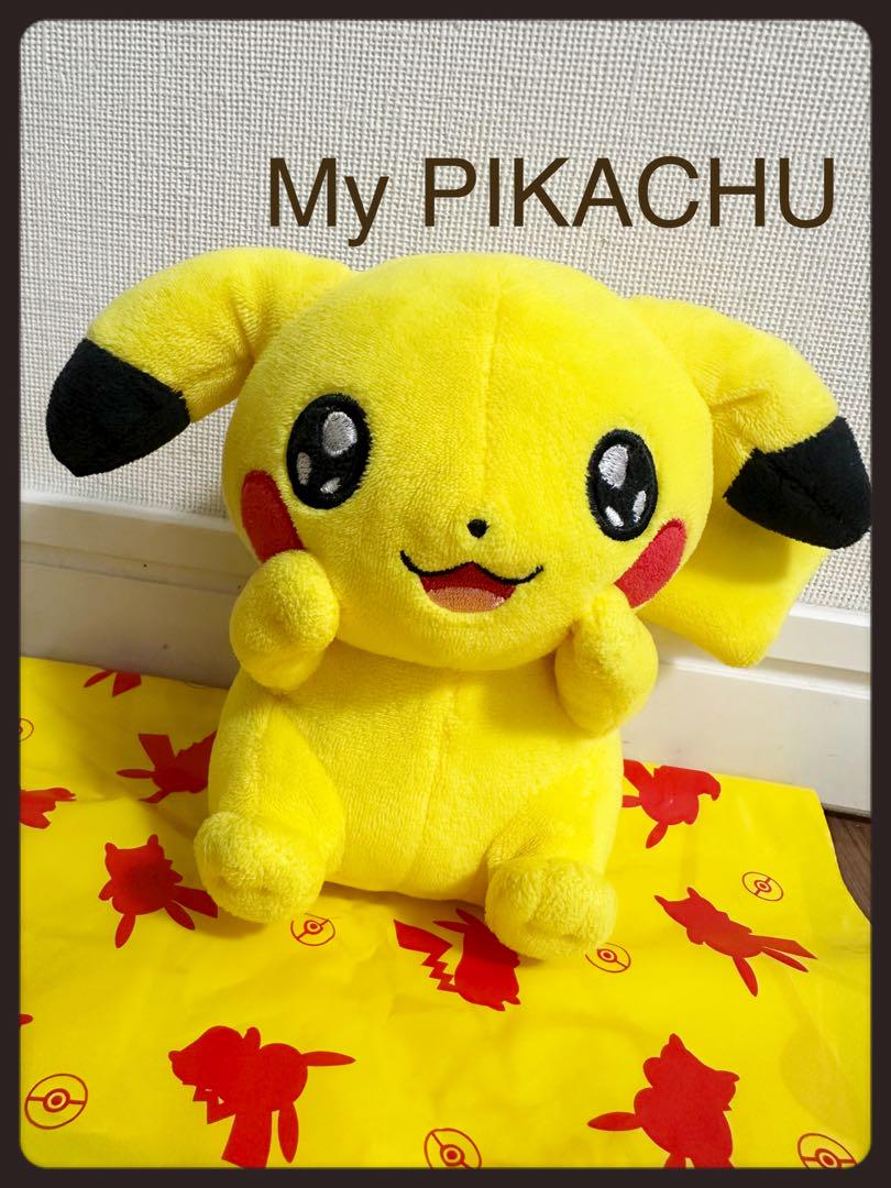 

[Б/У] Моя плюшевая игрушка Пикачу с висячими ушами, блестящая, редкая