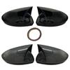 Copertura per specchietto retrovisore laterale per auto nero lucido, adesiva per Renault Megane 4 MK4 2016-2020 Bat Rear View