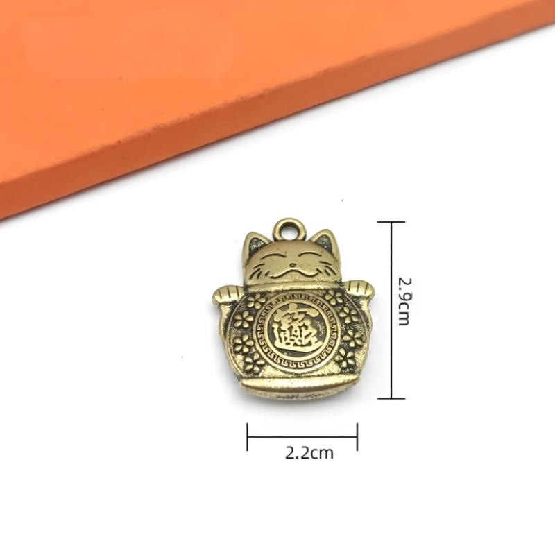 Stjernetegn Hest Fem Keisere Pengeanheng Lykkekatt Nøkkelring Kinesisk Feng Shui Mynter Nøkkelring Bringer Velstand Lykke