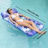 165cm Heart-Shaped Hole Inflatable Back Floating Bed Lounger PVC Folding Recliner Outdoor Adult Water Recliner Unisex