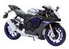 Doyusha Diecast Motorcycle 1/12 Scale 2022 Yamaha YZF-R1M Black Finished Product