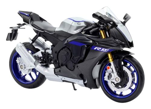 Doyusha Diecast Motorcycle 1/12 Scale 2022 Yamaha YZF-R1M Black Finished Product
