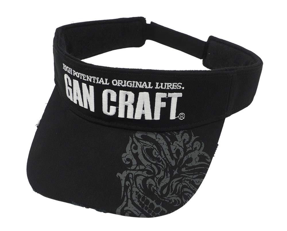 

GAN CRAFT Crack Face Damage Visor #01 Black/White