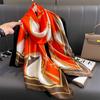 Modny nadruk Duży szal szalik dla kobiet Luksusowy projekt Pashmina Wrap Hidżab Foulard Kobiece plażowe szale Bandana Opaska na głowę Echarpe