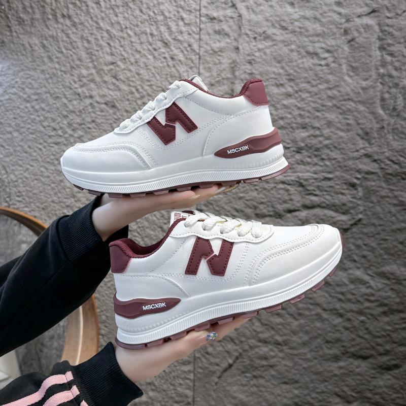 

Sneakers women s new spring lightweight soft sole not tired feet platform shoes travel versatile 35 красный