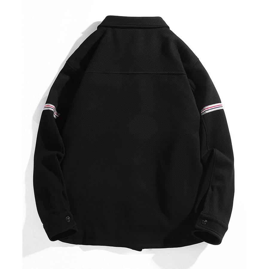 Jaqueta estilo camisa plus size para homens na primavera e no outono, jaqueta de trabalho de tamanho grande, top moderno, homem gordo, casual, solta, 4XL-10XL