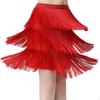 Elegant Women's Latin Dance Skirt, Waistband for Club Costume Accessories Ballroom