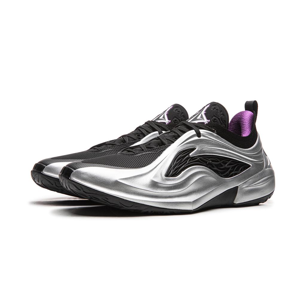 Li Ning JB4 Cushioning Slip Resistant Abrasion Resistant Breathable Rebound Grip Low top Basketball Shoes Men's Black ABAV089-12