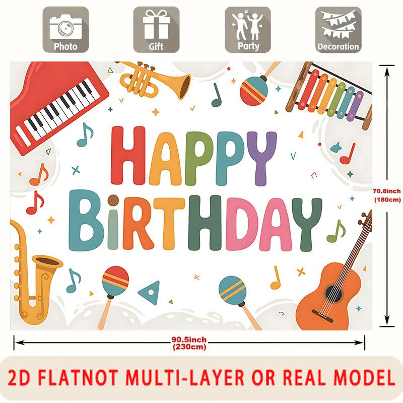 Colorful Photography Party Banner 1pc - Studio Photo Prop