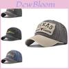 Cotton Wash Vintage Cow Head Baseball Cap With Embroidered Design For Adults