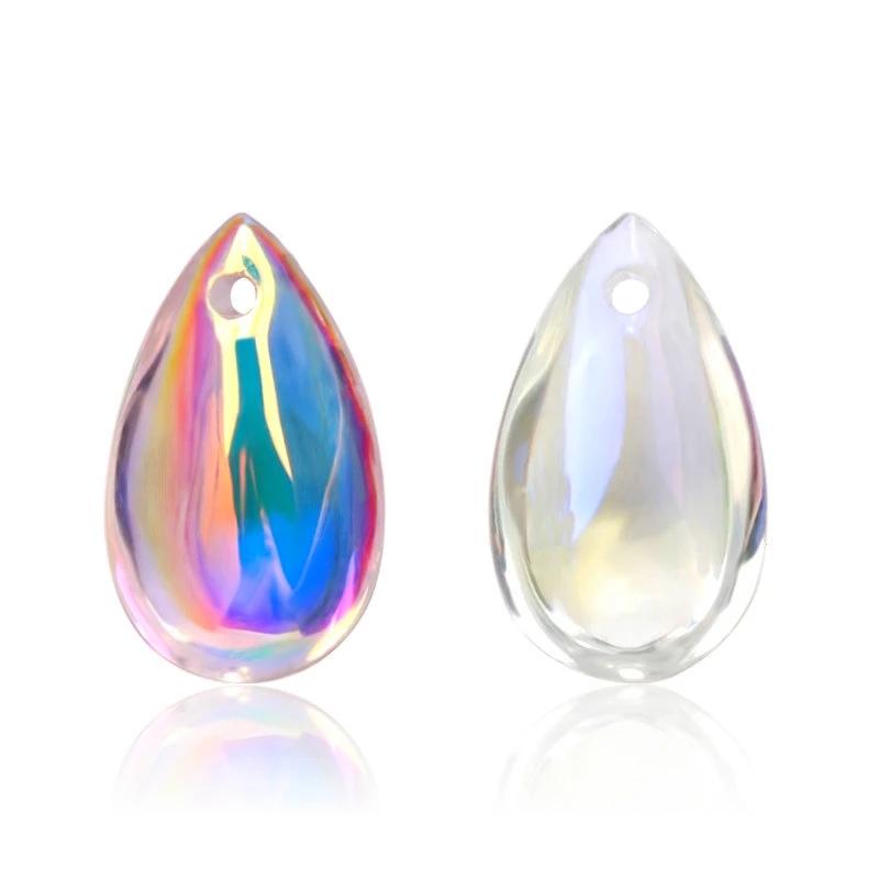 Super shiny 8x14mm drop shape crystal beads Austria glass drop beads Spacer beads for Jewelry DIY  jewelry accessories 28pcs/lot