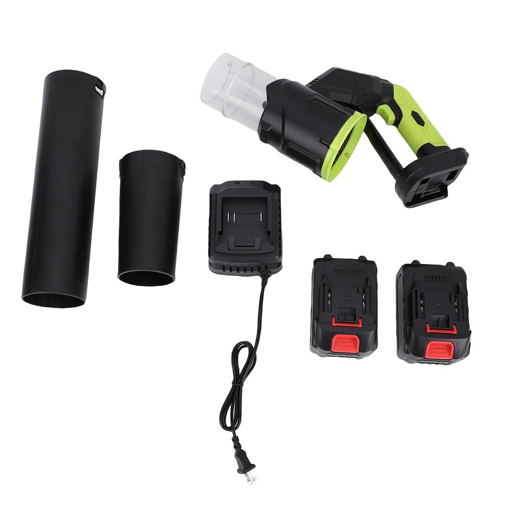 Electric Leaf Blower Cordless 21V Grass Blower Handheld Leaf Blower 3 Speed Mode and 180 degrees Rotate Handle