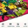 1 Stück The Wiggles Druck Flanelldecke, Hohe Qualität, Bequem für alle Jahreszeiten, Heimdekoration, Wärme und Komfort, Perfekt für Weihnachtsgeschenke217