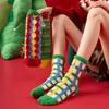 Christmas Fuzzy Socks Women Warm Fluffy Crew Socks Colorful Winter Slipper Socks for Home Lounging Sleeping Holiday Gift