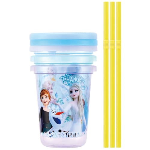 Skater Tumbler with Straw 230ml 3 Pieces Disney Frozen 21 Made In Japan SIH2ST-A