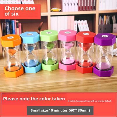 Sechseckiger Sanduhr-Timer - 10/20/30-Minuten Treibsand-Geschenk für Kinder & Studenten