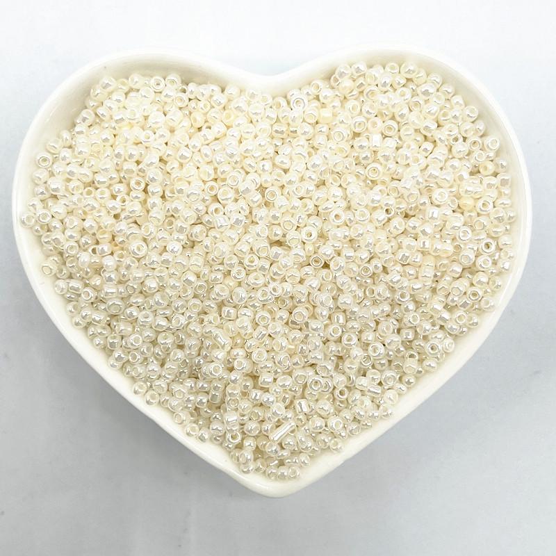 New 15g/lot 4mm Effect of The Cream Charm Czech Glass Seed Beads for Jewelry Making DIY Bracelet Necklace Accessories