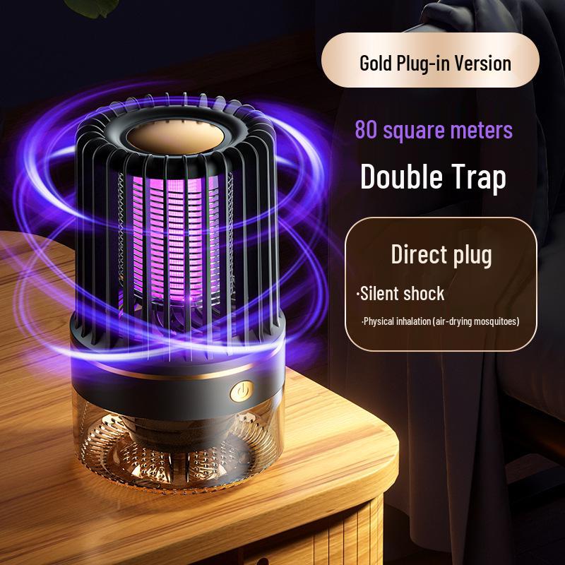 2025 Triple Grid Purple Light Mosquito Killer Lamp & Swatter