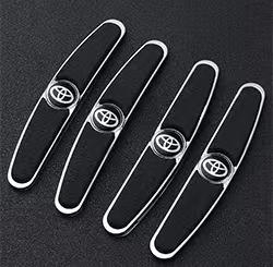

4Pcs Car Door Anti-Collision Strip Rearview Mirror Protection Sticker For Toyota GR Sport Gazoo Racing Yaris 86 Corolla RAV4 RZ