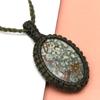Jasper Macrame Handmade Necklace Gemstone Jewelry Thread 20-36''Ad Pendant
