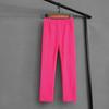 Childrens Summer Candy Color Casual Pants With Viscose Fiber For Girls Comfort