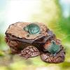 Creative Resin Hideout Cave for Reptiles Perfect for Turtles Snakes and Frogs Enhances Terrarium Environments