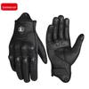 "Summer Windproof Retro Leather Motorcycle Gloves: Breathable, Anti-Fall, for Harley Riding"