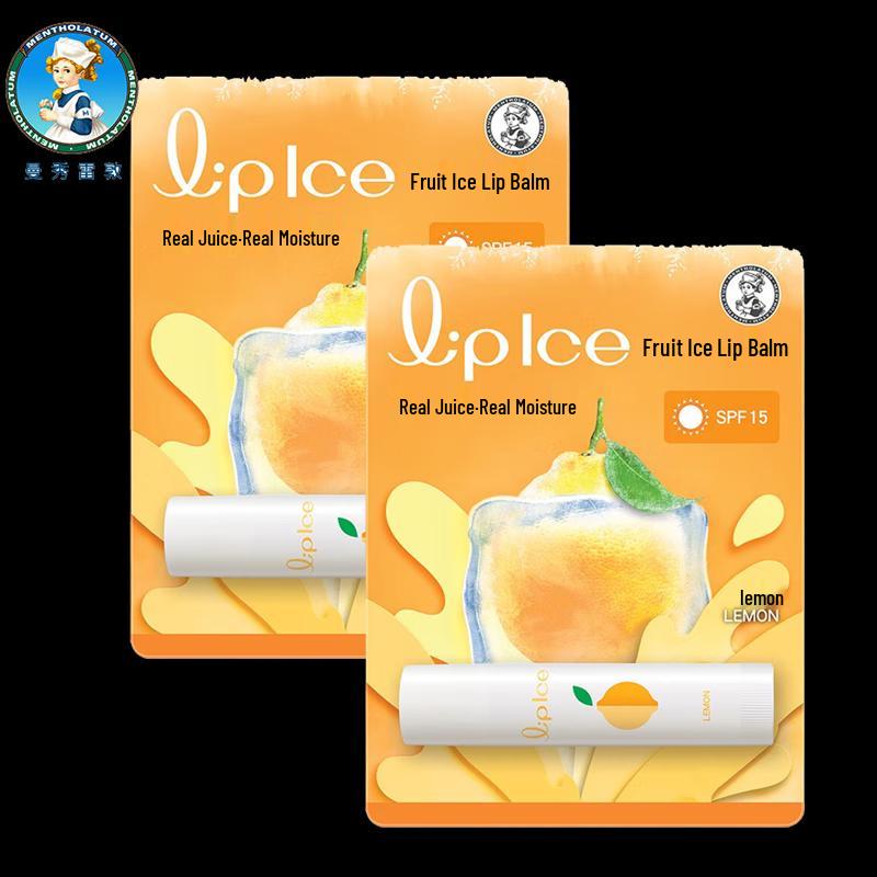 

Mentholatum Fruity Ice Lemon Lip Balm Twin Pack