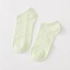 Women's Spring and Summer Leisure Candy Color Solid Color Invisible Light Mouth Cotton Boat Socks