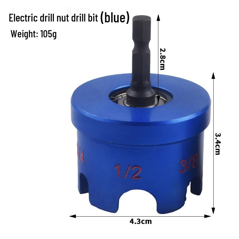 Многофункциональный съемный набор адаптеров для дрели и гаечного ключа из алюминиевого сплава