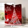 Cartoon Christmas digitalprinted polyester Bedroom velvet flannel cover blanket Fleece soft sofa cover blankets for beds