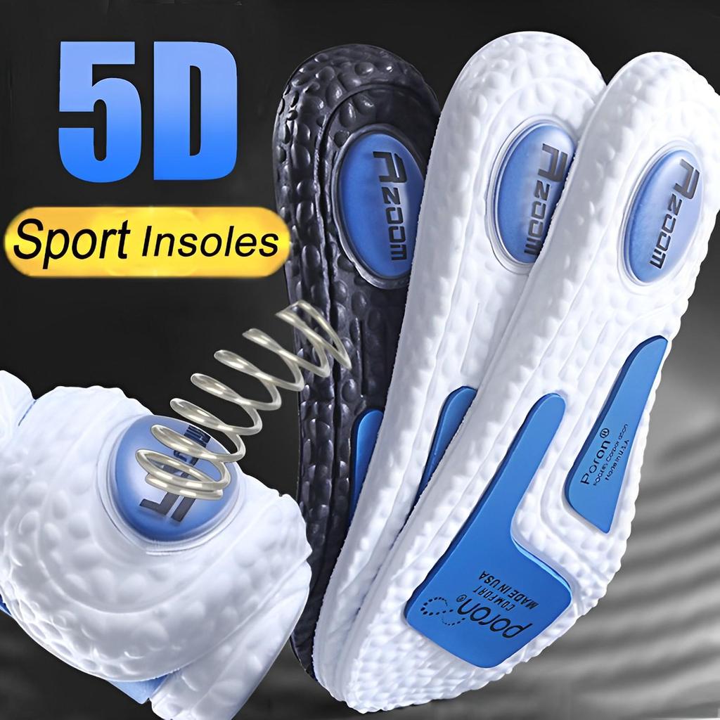 1Pair Shock Absorption EVA Insoles for Shoes Sole Deodorant Breathable Cushion Running Insoles for Feet Man Women Insoles