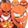 Creativity Halloween Pumpkin Mask Realistic Full Face Mask Costume Party Supplies