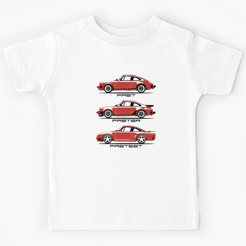 Fast, Faster, Fastest Kids T-Shirt 130