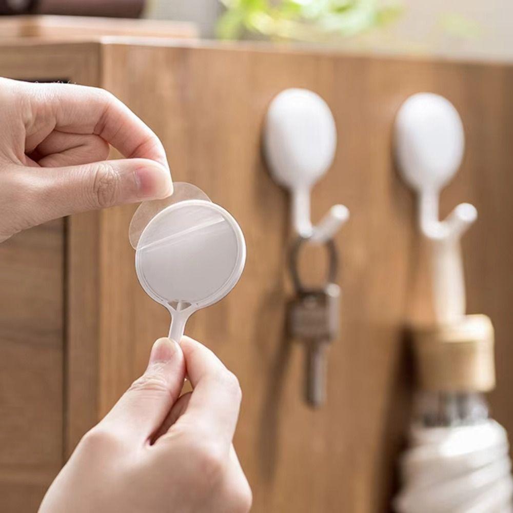 4 PCS Key Holder Towel Hook Hat Racks Wall Hanger Multifunctional Door Hanger Household