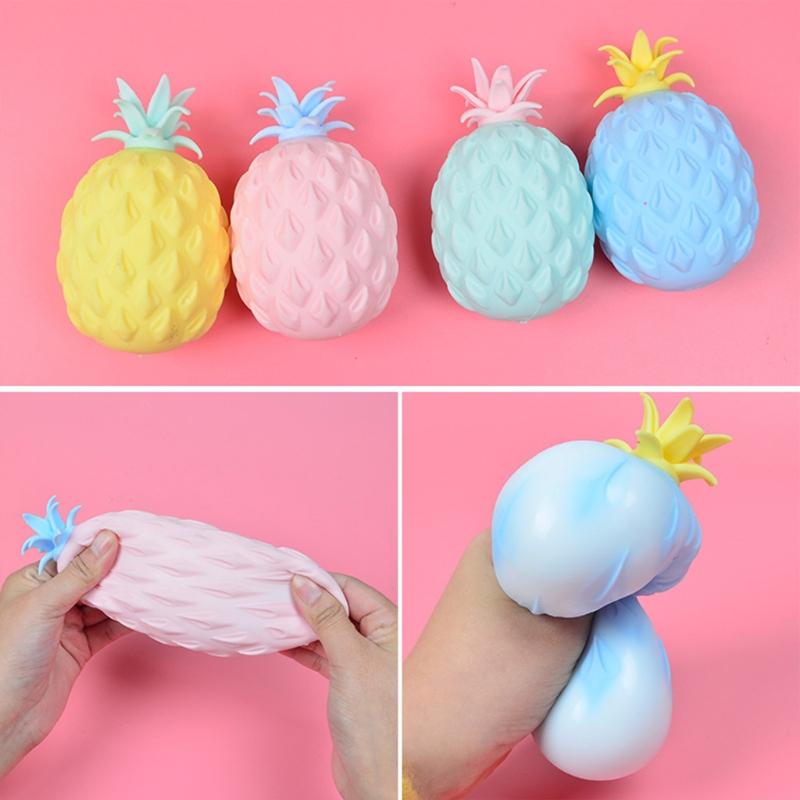 Pineapple Anti Stress Squeeze Ball Funny Vent Decompression Relief Anxiety Toys For Children