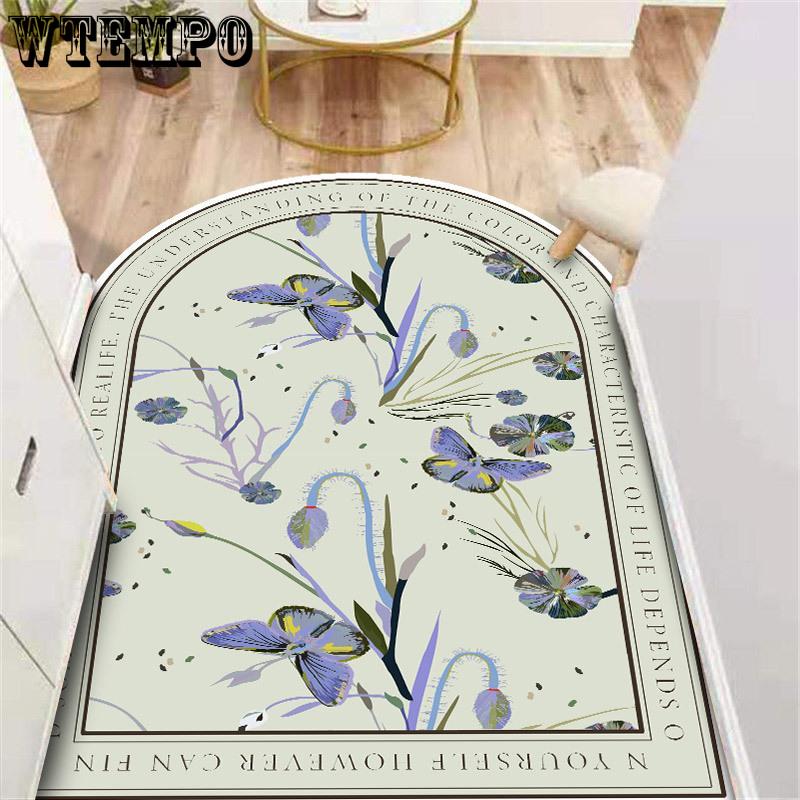 Entrance Doormat Bedroom Bath Living Room Mat Hallway Corridor Entrance Rug Non-Slip Mat Carpet