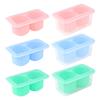 Large Round Ice Cube Tray With Lid, 2 Cavity Silicone Ice Mold, Household Big Ice Making Container Freezing Tool