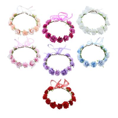 Bride Flower Crown For Wedding Flower Headbands Bride Floral Headbands Women Floral Garlands Crown Hair Wreath