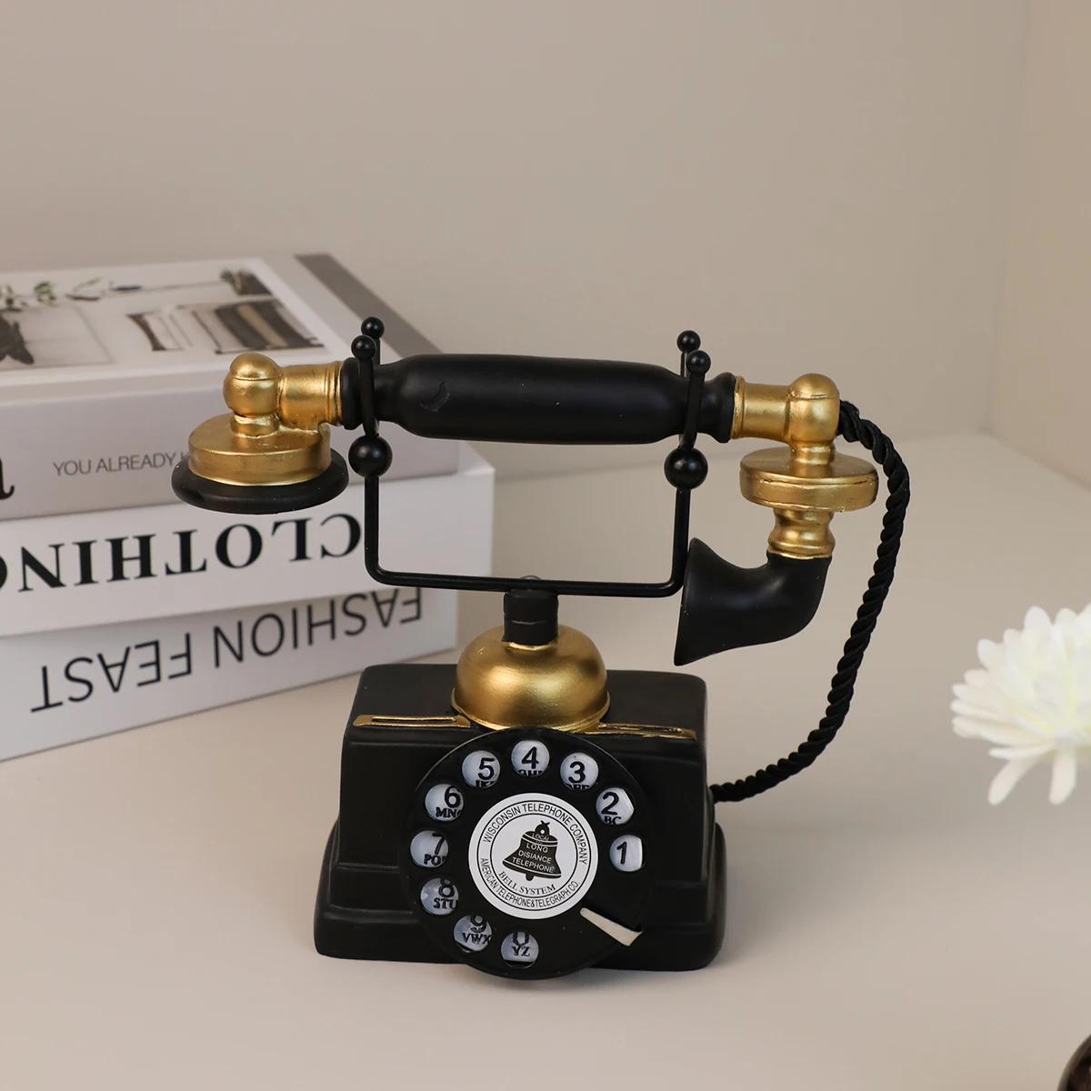 

1pc-Retro telephone accessories decoration props Retro telephone accessories