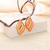 New Striped Oil Dripping Multi-color Titanium Steel Earrings Women's Trend Jumping Color Gold-plated Earrings