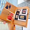 Harmonikové fotoalbum Natahovací kraftový papír Scrapbook Skládací DIY suvenýr Kniha Scrapbook Album Dárek ke svatebním narozeninám promoce