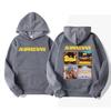 Band Rawayana Album Grafik Hoodie Herren Damen Hip Hop Harajuku Übergroße Hoodies Komfort Langarm Fleece Sweatshirts