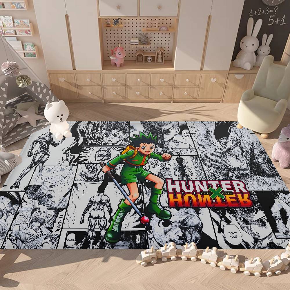 Fantasy Comic Hunter X Hunter Floor Mat Rectangle Anti-slip Home Soft Badmat Front Door Indoor Outdoor Mat Welcome Doormat